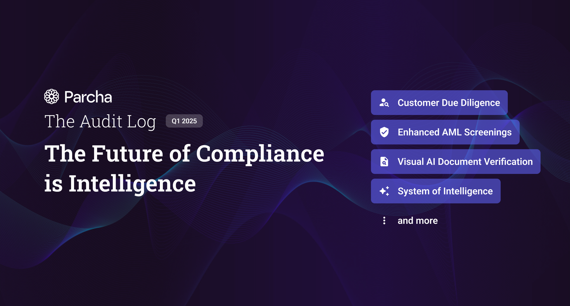 The Audit Log Q1'25 – The Future of Compliance is Intelligence